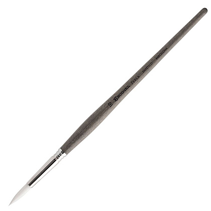 Кисть "Escoda Perla 1430", синтетика белая, круглая, №14
