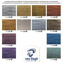 Набор красок акварельных "Van Gogh Metallic & Interference Colours", специальные цвета, 12 цветов, кюветы