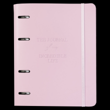  Тетрадь на кольцах "Journal", B5, 120 листов, клетка, розовый