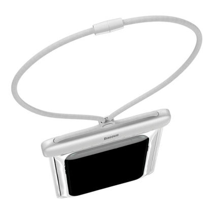Чехол для телефона "Baseus Let''s go Slip Cover Waterproof Bag", водонепроницаемый, прозрачный, белый - 3