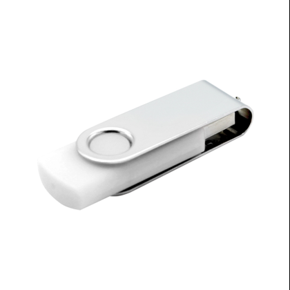 USB Flash 2.0 16 Gb VDF-008, пластик, метал, белый  