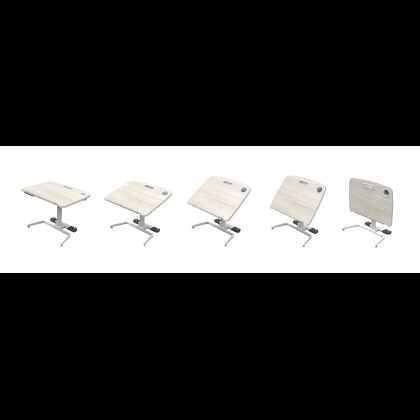 Стол Comf-Pro Coco Desk UR-83, 800х600х(540-755) мм, дуб белый - 2