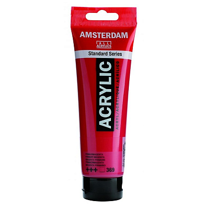 Краски акриловые "Amsterdam", 369 пурпурный, 120 мл, туба