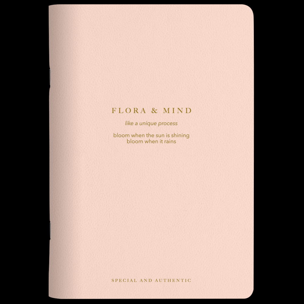 Тетрадь "Flora", А5, 48 листов, клетка, розовый