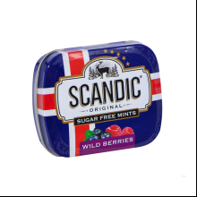 Конфеты  "Scandic", 14 г, без сахара, лесные ягоды