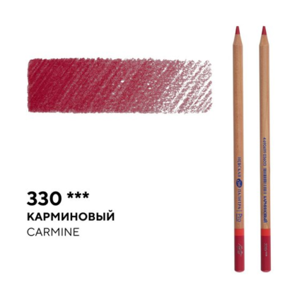Карандаш цветной "Мастер-класс", 330, карминовый - 2
