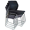 Кресло д/посетителей SitUp SKY Chrome сетка, черный - 4