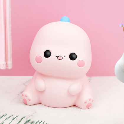 Копилка "Smile dino", розовый - 5