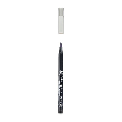 Маркер акварельный "Koi Color Brush", теплый светло-серый - 3