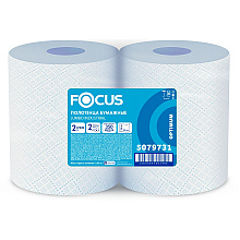 Полотенца бумажные Focus Optimum, индустриальные в рулонах, 350 м, 2 слоя, 100% целлюлоза