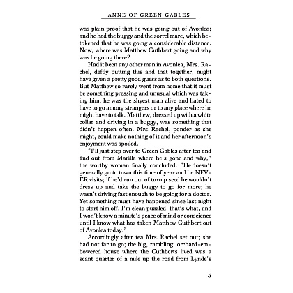 Книга на английском языке "Anne of Green Gables", Монтгомери Л. - 4