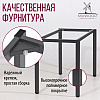 Коллекция Millwood Стол Сеул ЛДСП, 1600x800, 18 мм, бетон, металл графит - 8