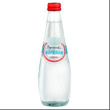 Вода питьевая "Боровая", газированная, 0.33 л