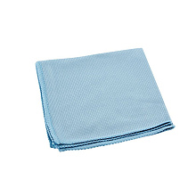 Салфетка для окон и стекла из микроволокна, 250г/м2, 40*40см, голубой