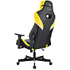 Кресло игровое Бюрократ Knight Thunder 5X экокожа, черный, желтый, металл - 5