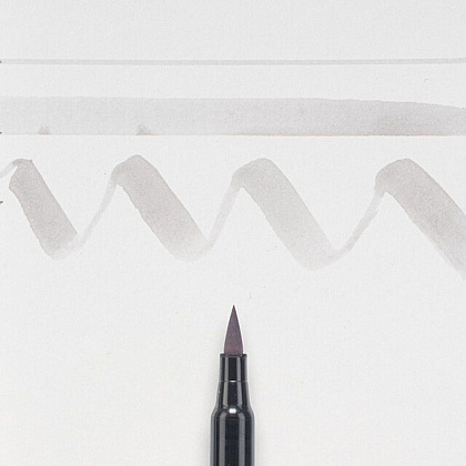 Маркер акварельный "Koi Color Brush", холодный светло-серый - 2