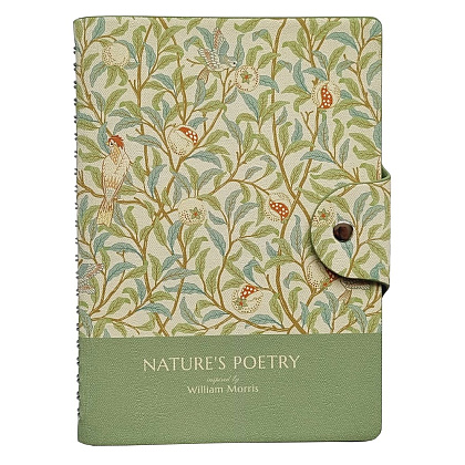 Блокнот "Poesy", А5, 96 листов, в клетку, зеленый