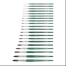 Кисть для рисования "Tintoretto Emerald", синтетика, круглая, №12