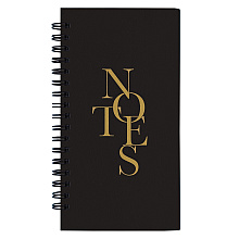Блокнот Be Smart "Notes", А6, 100 л, в клетку, черный