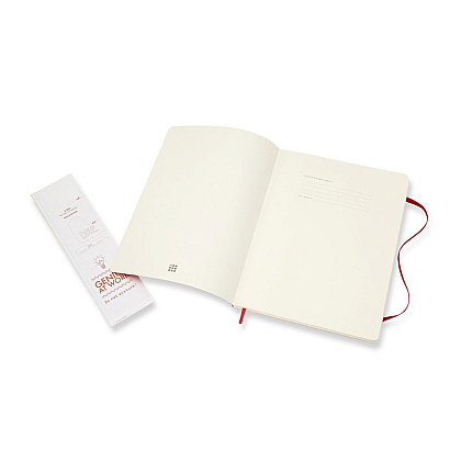 Блокнот "Classic Soft Xlarge", А4, 96 листов, линейка, красный - 3