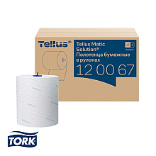 Полотенца бумажные Tellus Matic Комфорт HT1, в рулонах, 2 слоя, 150 м