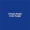 Сумка из плотного хлопка «I prefer books over people», 220 г/м2, синий классический - 2
