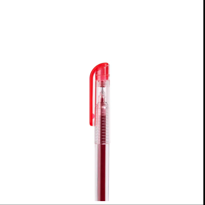 Ручка гелевая "My-Gel Standard", 0.5 мм, прозрачный, стерж. красный - 3
