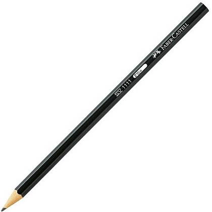 Карандаш простой "Faber-Castell 1111", HB, без ластика, черный
