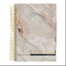 Книга записная "Carrarra", В5, 120 листов, клетка, линейка, точка, белый