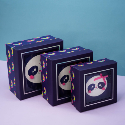 Коробка подарочная "Panda", 19х19х9.5 см - 6