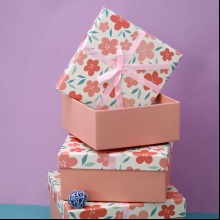 Коробка подарочная "Bloom flowers", 17х17х*8 см, картон