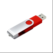USB Flash 2.0 16 Gb VDF-008, пластик, метал, красный  