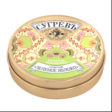 Карамель леденцовая "Сугревъ", 55 г, со вкусом зеленого яблока