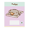 Тетрадь "Pusheen", А5, 24 листов, клетка, ассорти - 3