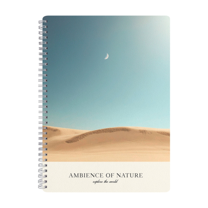 Тетрадь "Ambience луна", A4, 96 листов, клетка, разноцветный