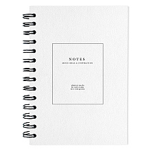 Тетрадь "Notes", А5, 120 листов, клетка, белый