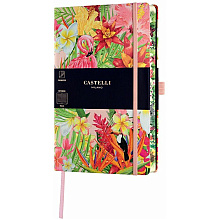 Блокнот "Eden Flamingo", А5, 96 листов, линейка, разноцветный