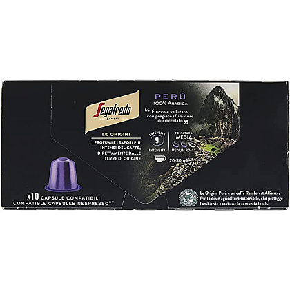 Капсулы "Segafredo" Peru для кофемашин Nespresso, 10 порций - 2