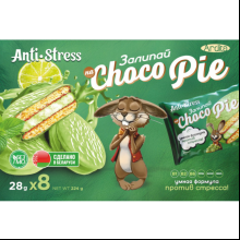 Печенье "Залипай на Choco Pie Анти-стресс", со вкусом мохито, 224 г
