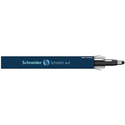Ручка шариковая автоматическая "Schneider Epsilon Touch", черный, розовый, стерж. синий - 4