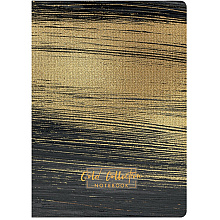 Блокнот "Gold Collection", А5, 96 листов, черный 
