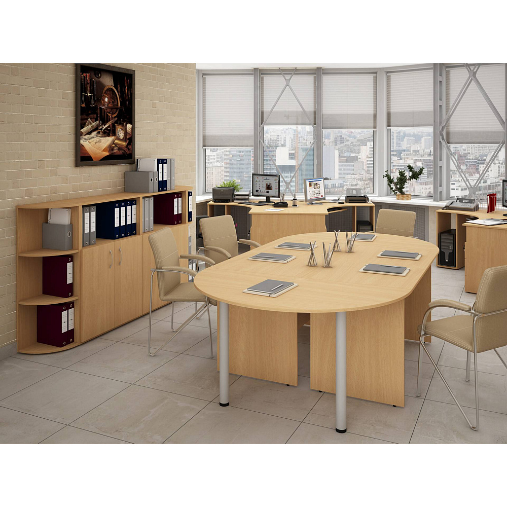 Коллекция Столица стол журнальный С-СГ06, 1000х600х600 мм, дуб сонома - 10