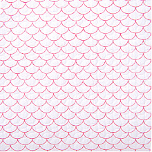 Салфетка из целлюлозы "Celina clean fish print", 33x42 см, 25 шт/рул, красный