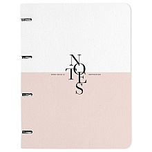 Тетрадь на кольцах Be Smart "Notes", A4, клетка, розовый