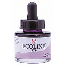 Жидкая акварель "ECOLINE", 579 фиолетовая пастельная, 30 мл