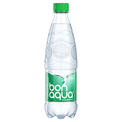 Вода питьевая "Bonaqua", среднегазированная, 0.5 л