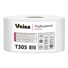Бумага туалетная "Veiro Professional Premium", 2 слоя, 1 рулон, 170 м