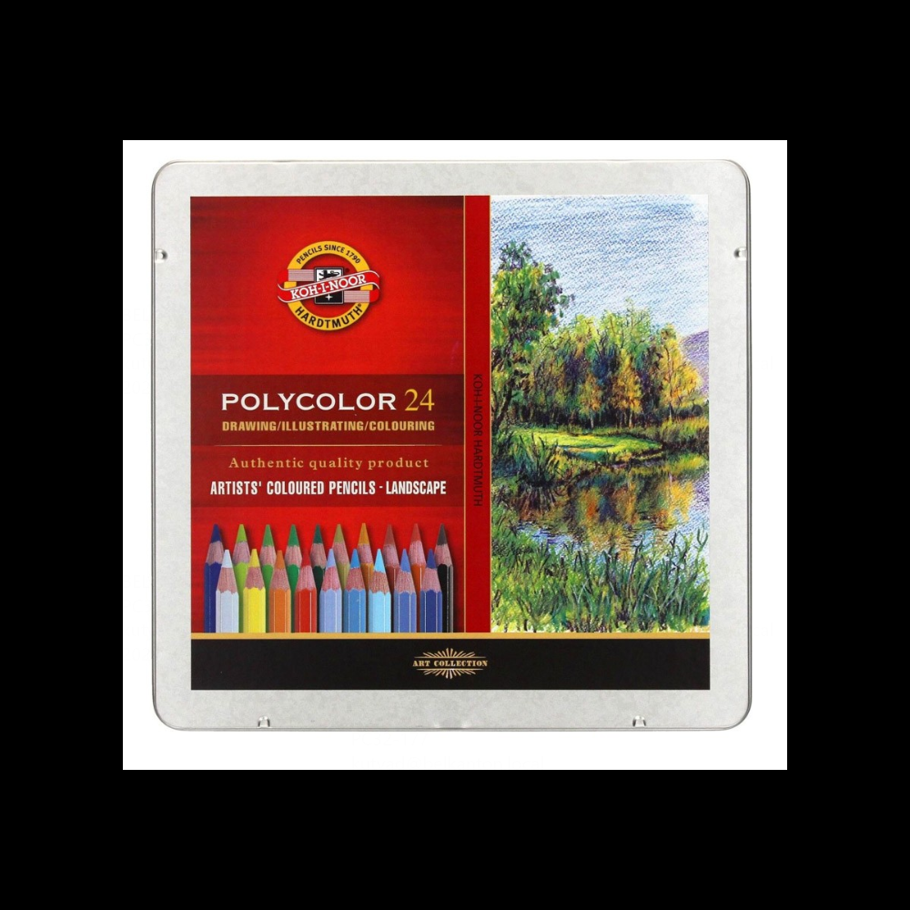 Цветные карандаши "Koh-i-noor Landscape" 24 цвета
