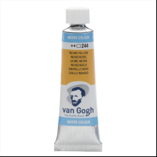 Краски акварельные "Van Gogh", 244 индийский желтый, 10 мл, туба