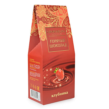 Шоколад белый "Коктейль Клубника с деревянной ложкой", 50 г - 2